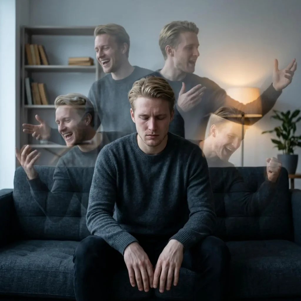 Illustration zum Thema bipolare Störung